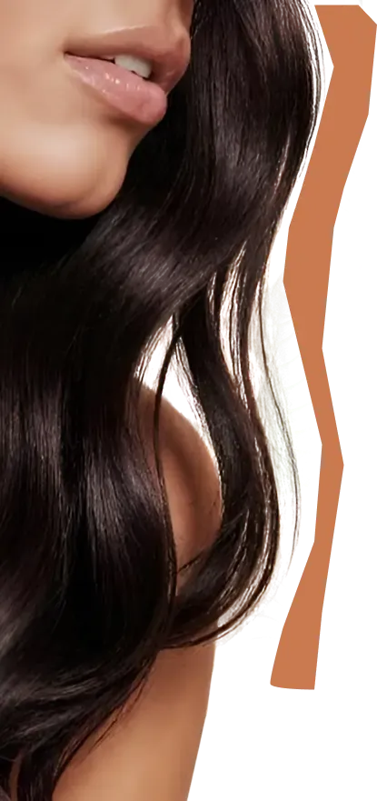 Woman with healthy hair